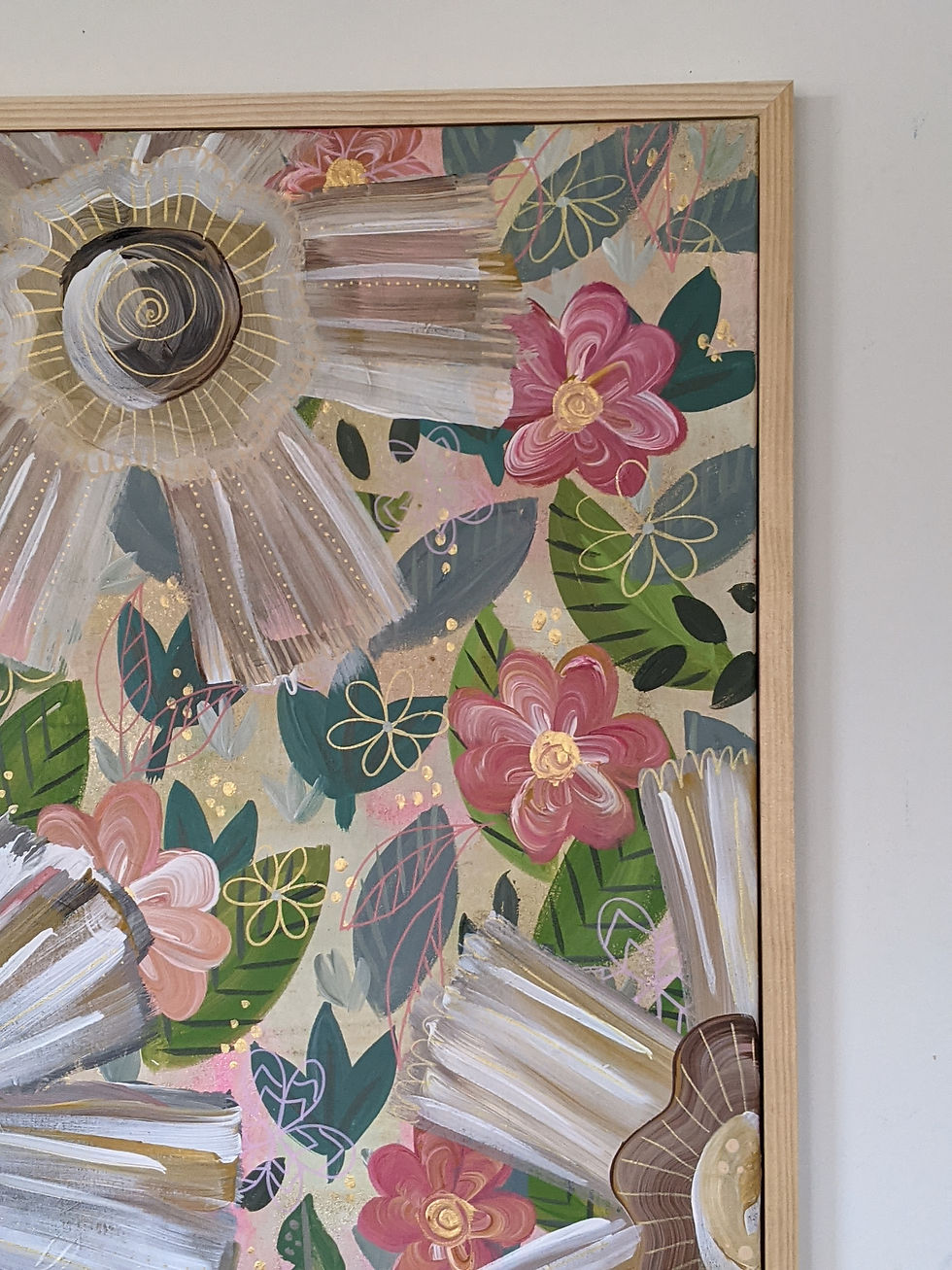Thumbnail: Floral - Gold & Pink 