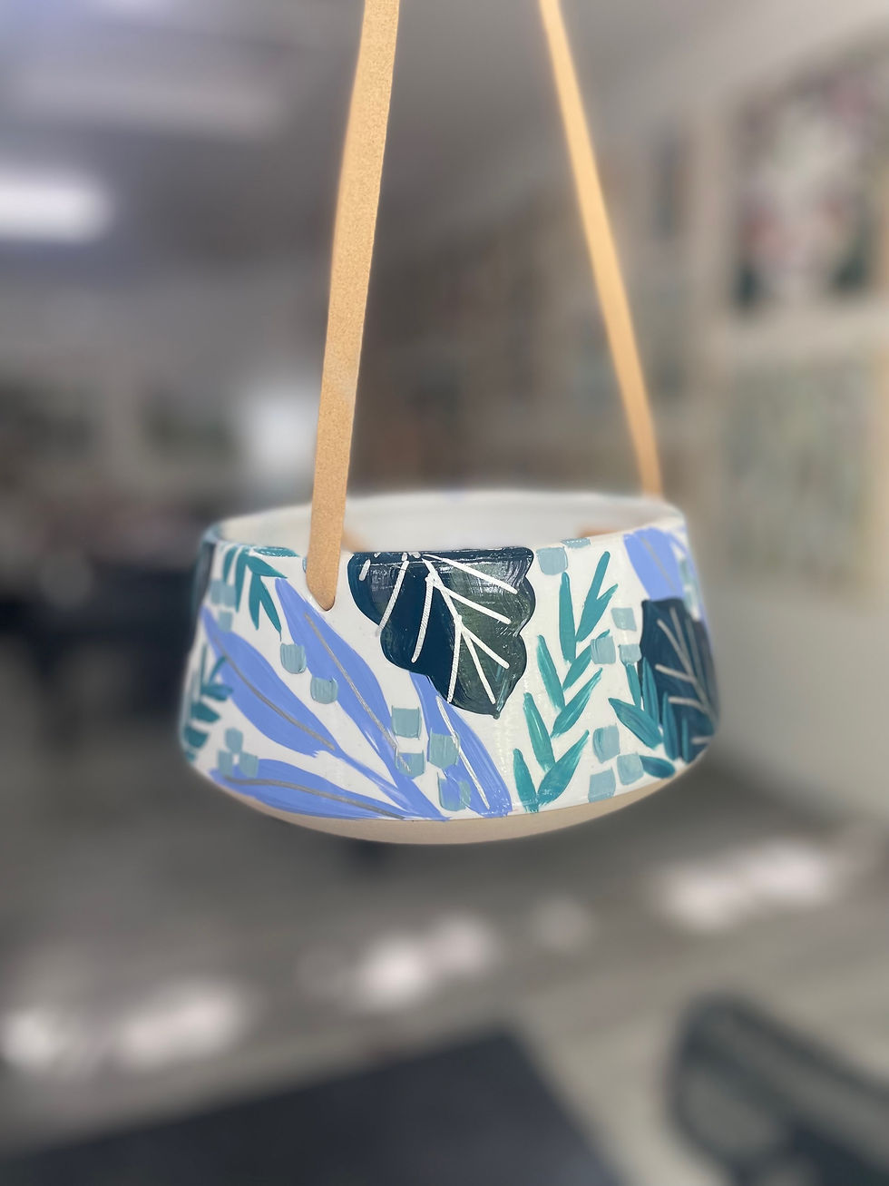 Hanging Pot - Blue Heaven