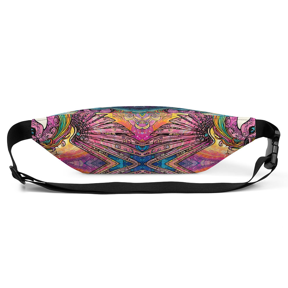 rear view of fanny pack