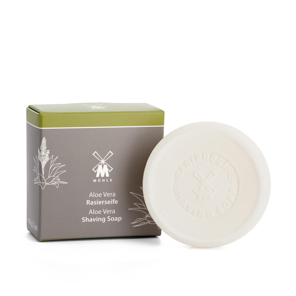 MÜHLE SHAVE CARE, ALOE VERA SHAVING SOAP, 65G