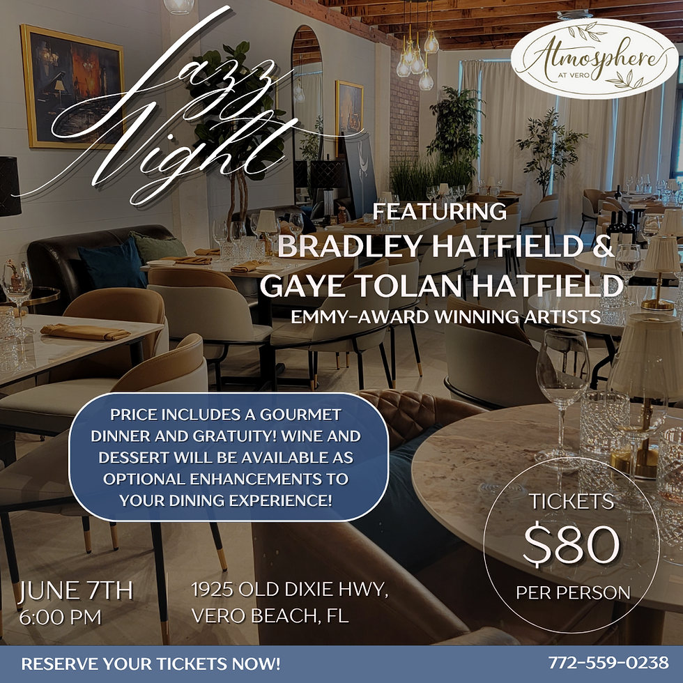 Jazz Night Featuring Bradley Hatfield & Gaye Tolan Hatfield