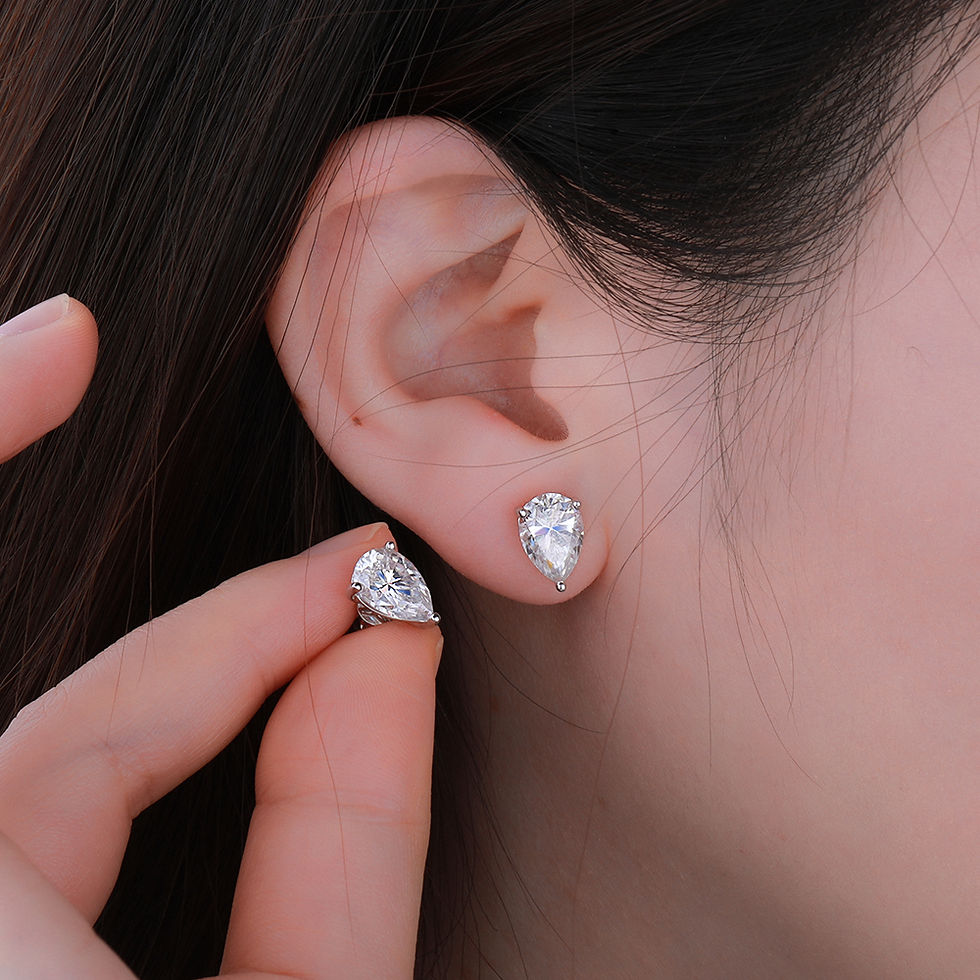 Thumbnail: Royal Pear Spark Earrings