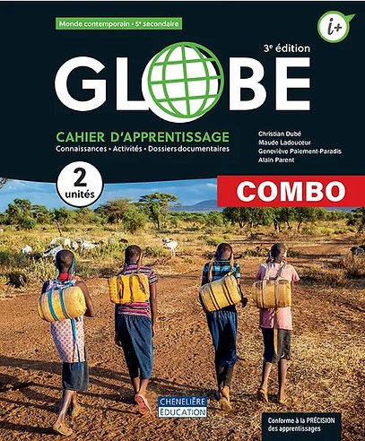 Globe, 3e édition - 2 unités - 5e secondaire - Cahier d'apprentissage - Versions imprimée ET numérique OU version numérique seule