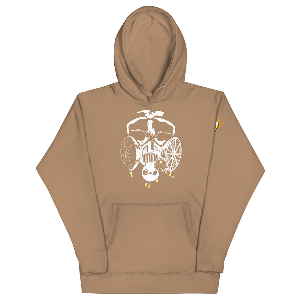 Thumbnail: The Graffiti Mask Hoodie (White)
