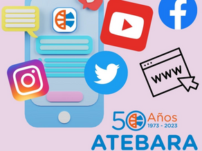 ¡Conectate con ATEBARA en nuestras redes oficiales!