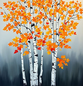 painting acrylic siver birch trees with autumn leaves_.jpg