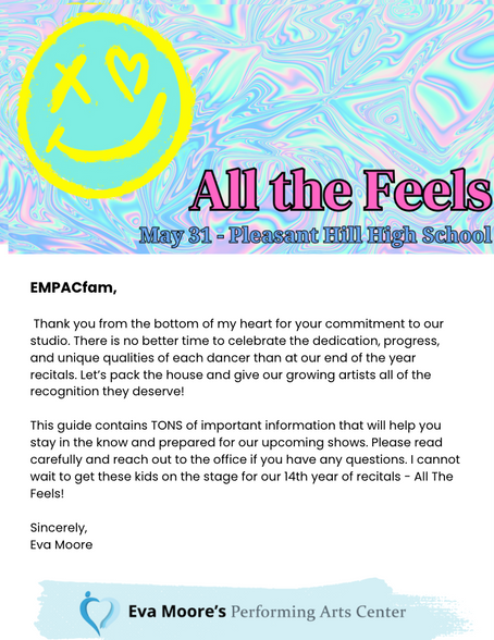 All The Feels - Recital 2025