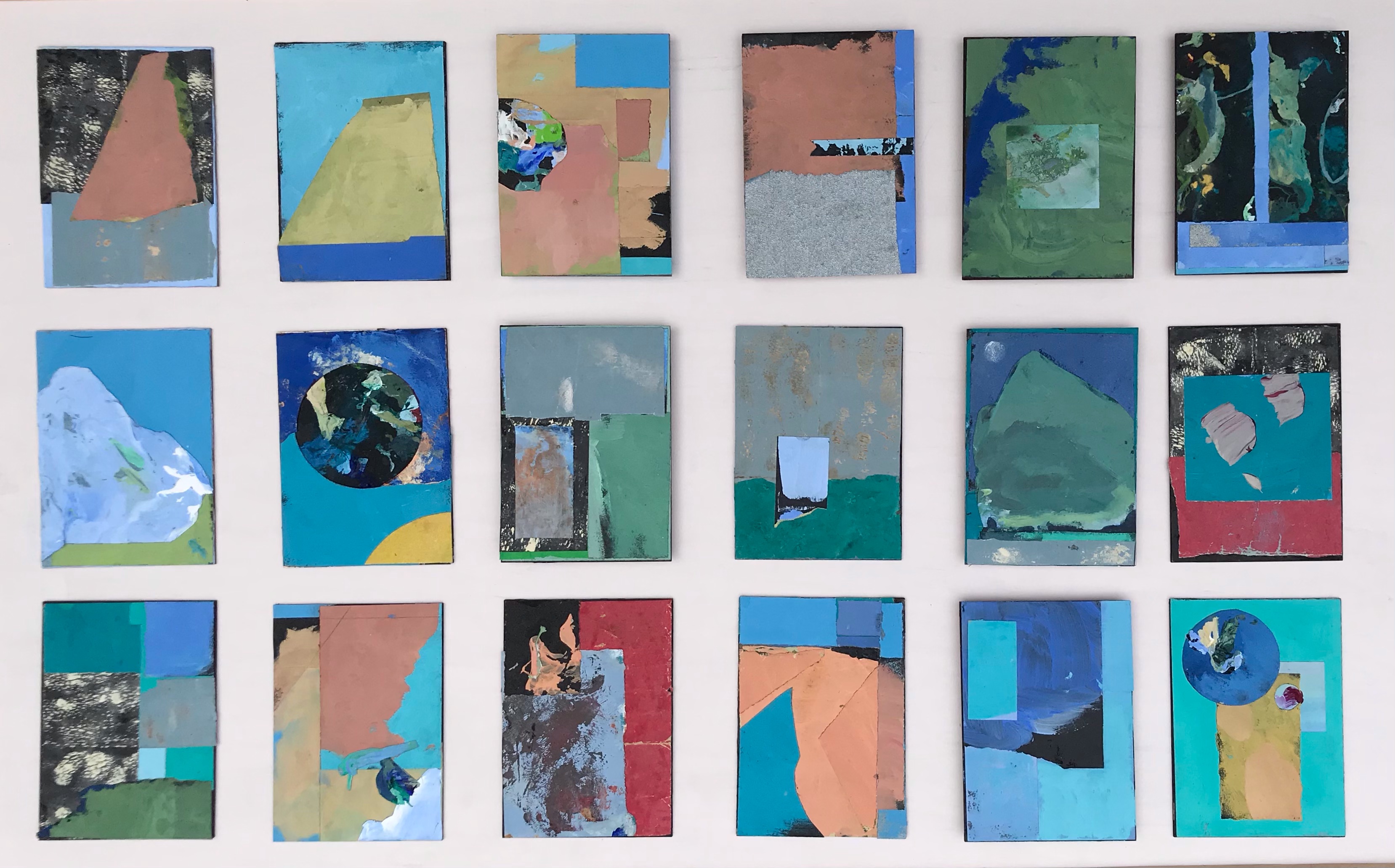 Collages | Sandpaper Series