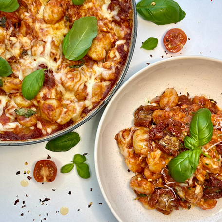 Sun-dried Tomato & Mozzarella Baked Gnocchi