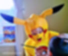 Pikachu ansiktsmålning på kalas