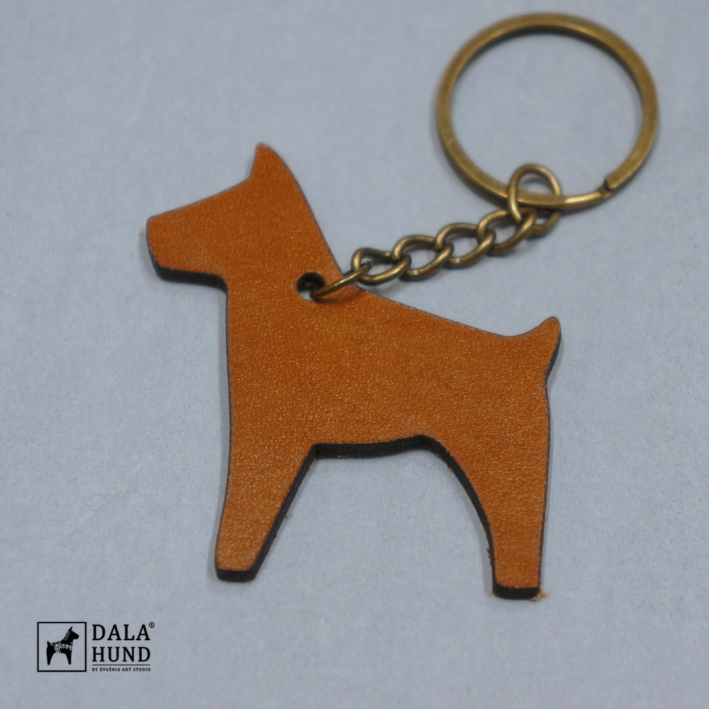 DalaHund® Leather Keyring
