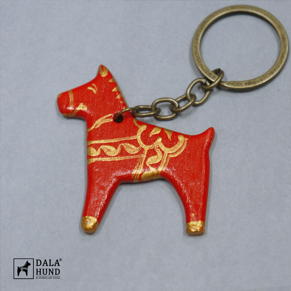 DalaHund® daladog Keyring classic gold