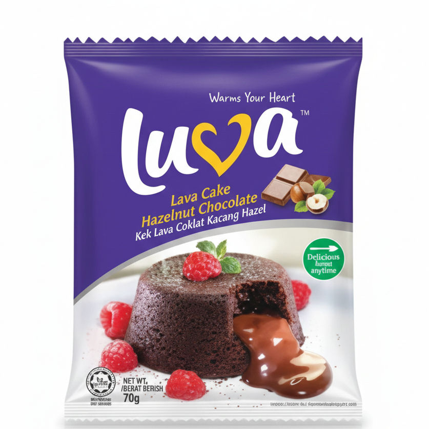 Mighty White Lava Chocolate Hazelnut 70g