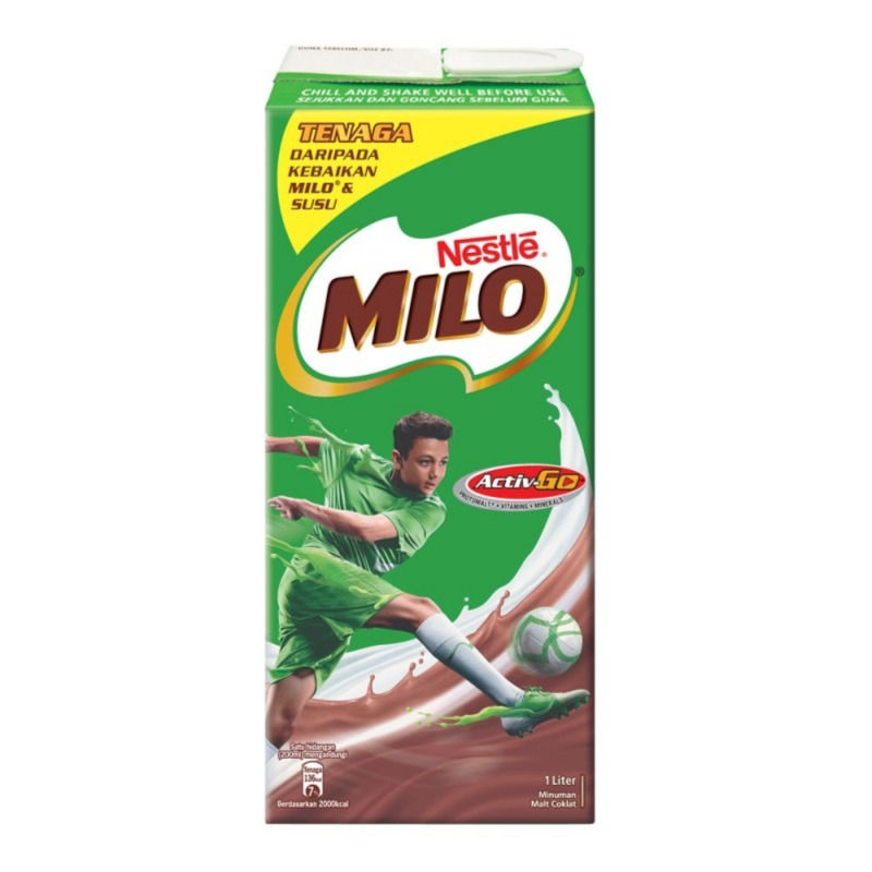 Milo UHT Chocolate Malt Drink 1L Pack