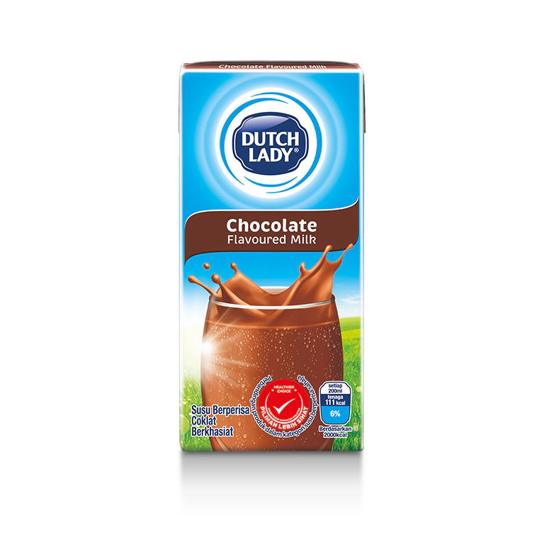 Susu Coklat Dutch Lady Chocolate Milk 200ml