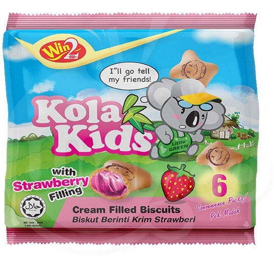 Win 2 Koala Kids Cream Filled Biscuits With Strawberry Filling