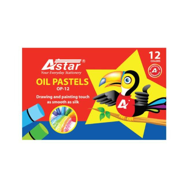A Star Oil Pastels 12 Pcs