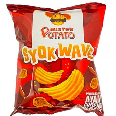 Mister Potato Syok Wave Ayam Goreng Berapi 85g