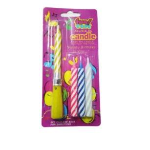 Fun Tops! Musical Candle Set