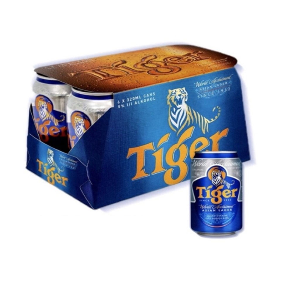 Combo : Tiger Asian Lager 320ML x 6 (Normal Price 72)