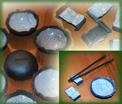 portabacchette e ciotole salsa Shanghai