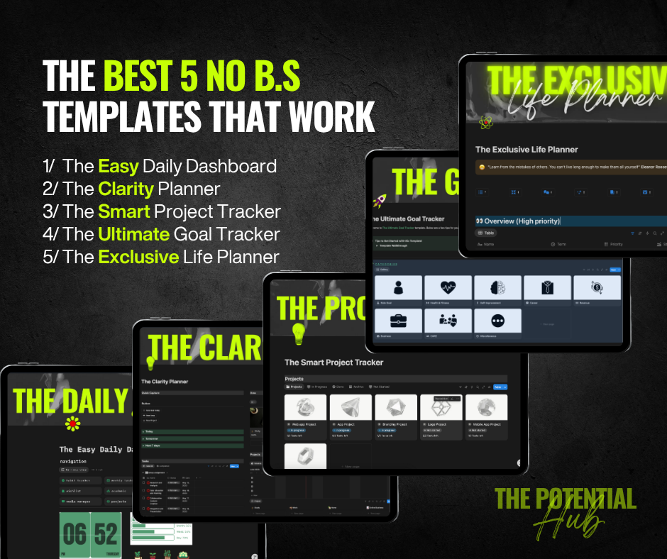 Hình thu nhỏ: 175+ Notion Templates PREMIUM giúp Cuộc sống NGĂN NẮP