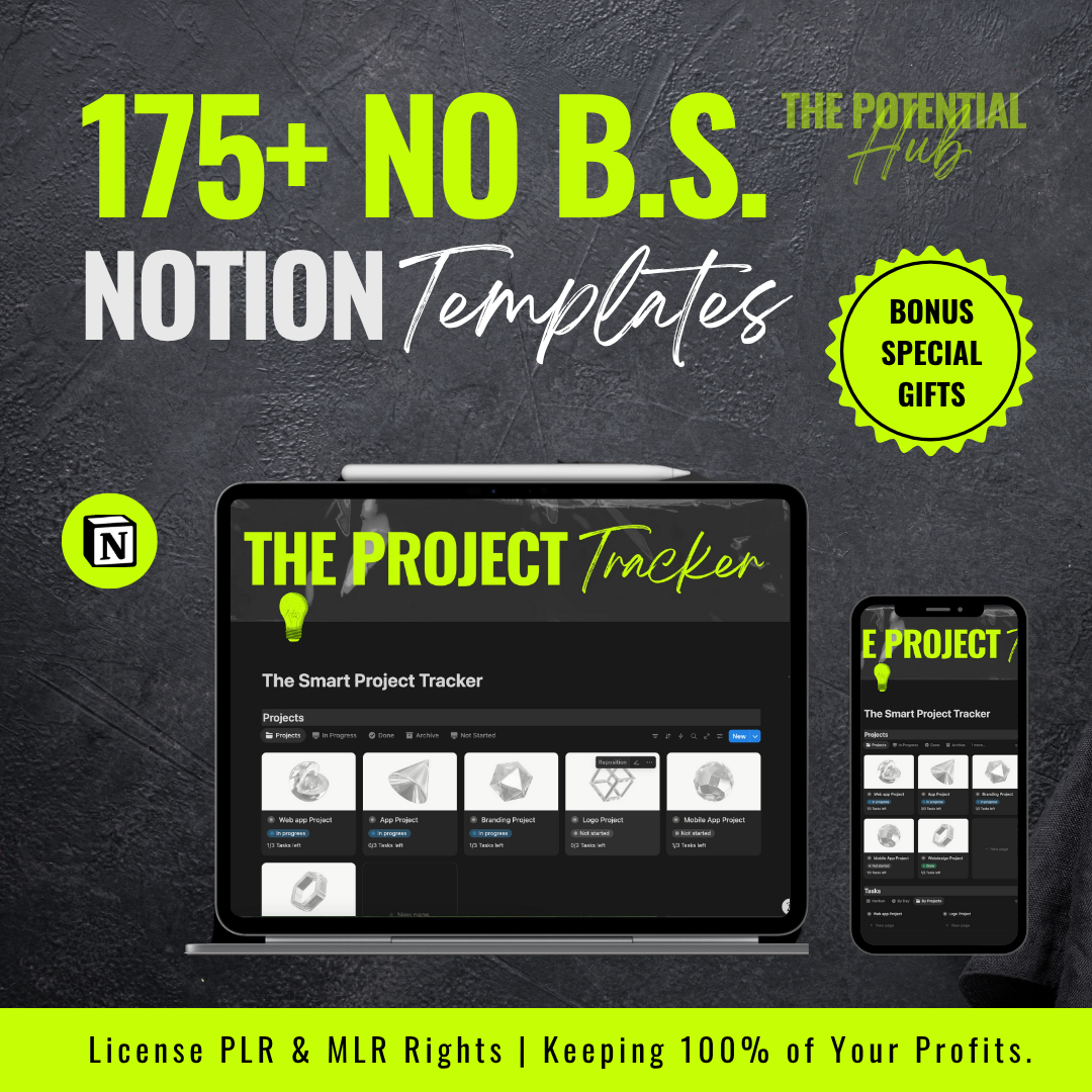 175+ Notion Templates PREMIUM giúp Cuộc sống NGĂN NẮP