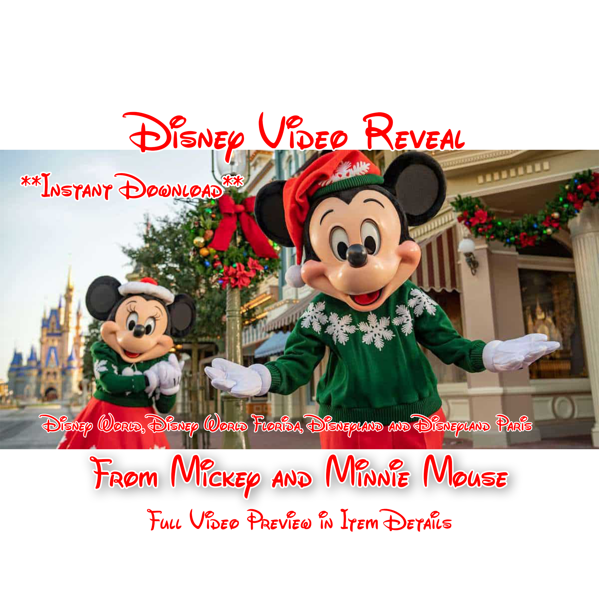 Mickey and Minnie - Reveal your Magical Trip - Christmas Edition *Paris Option