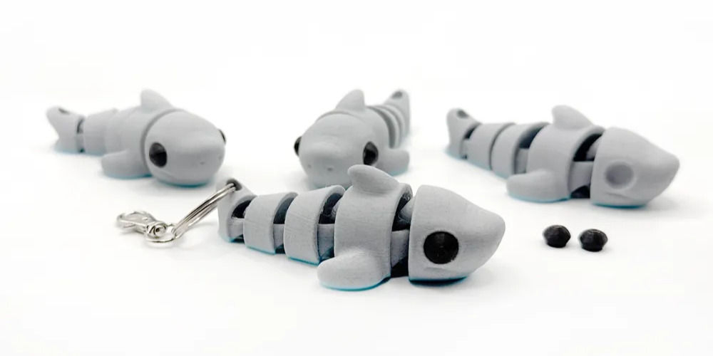 Ocean Animal Flexi Key Chain