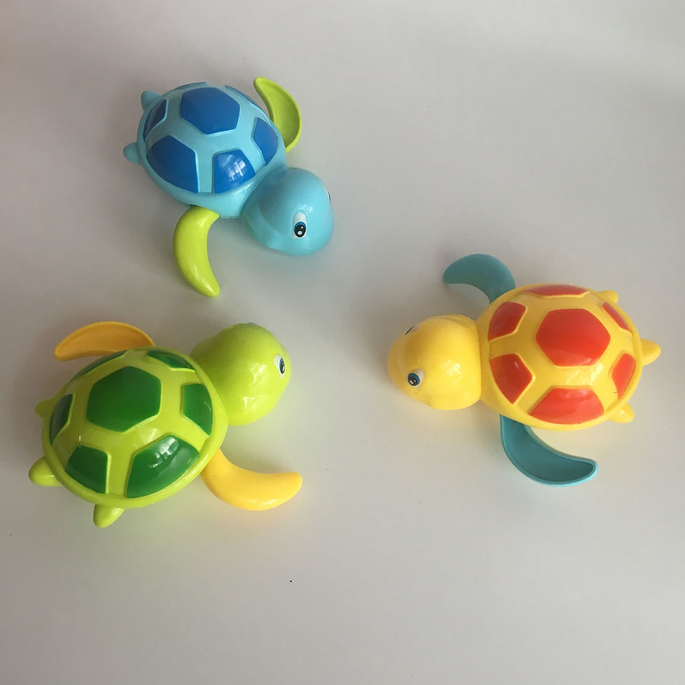 Thumbnail: Wind-Up Turtle Bath Toy for Kids - Fun Water Play