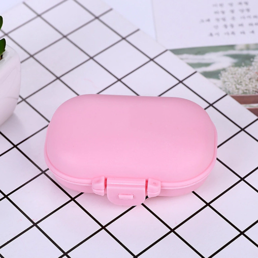 Thumbnail: Japanese Portable Mini Pill Organizer with Four Compartments