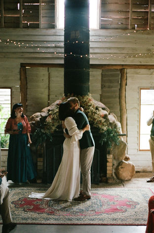 Gold Coast wedding photographer capturing a wedding on 35mm film