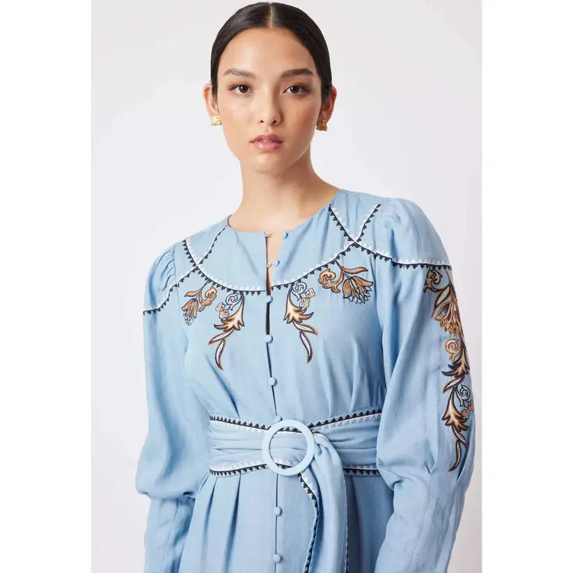 Thumbnail: Once Was - Getty Embroidered Maxi