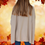 Thumbnail: DL0010 - Boho Chic - Mocha split side oversized jumper