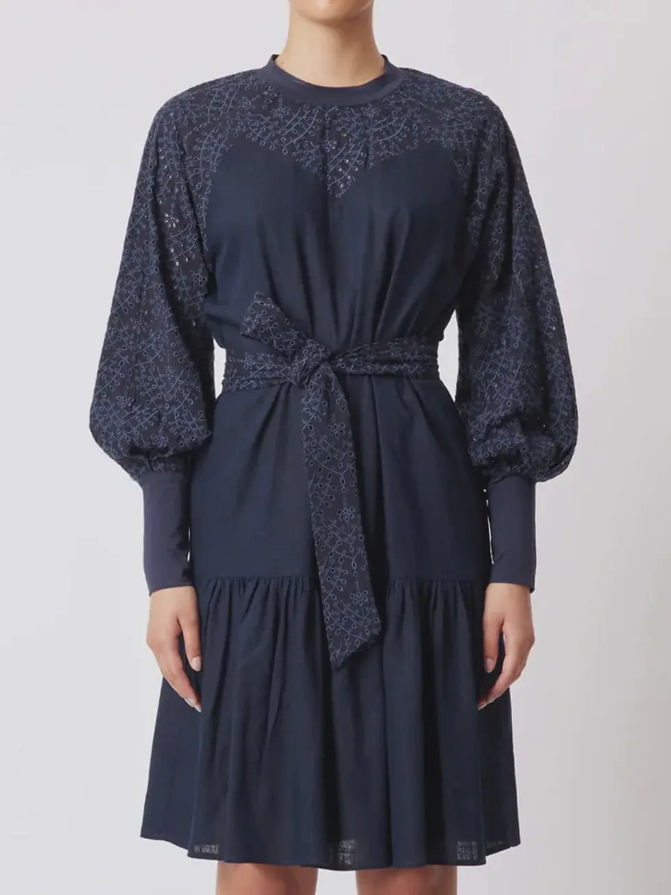 Thumbnail: Once Was - Eddie Broderie/Linen Dress