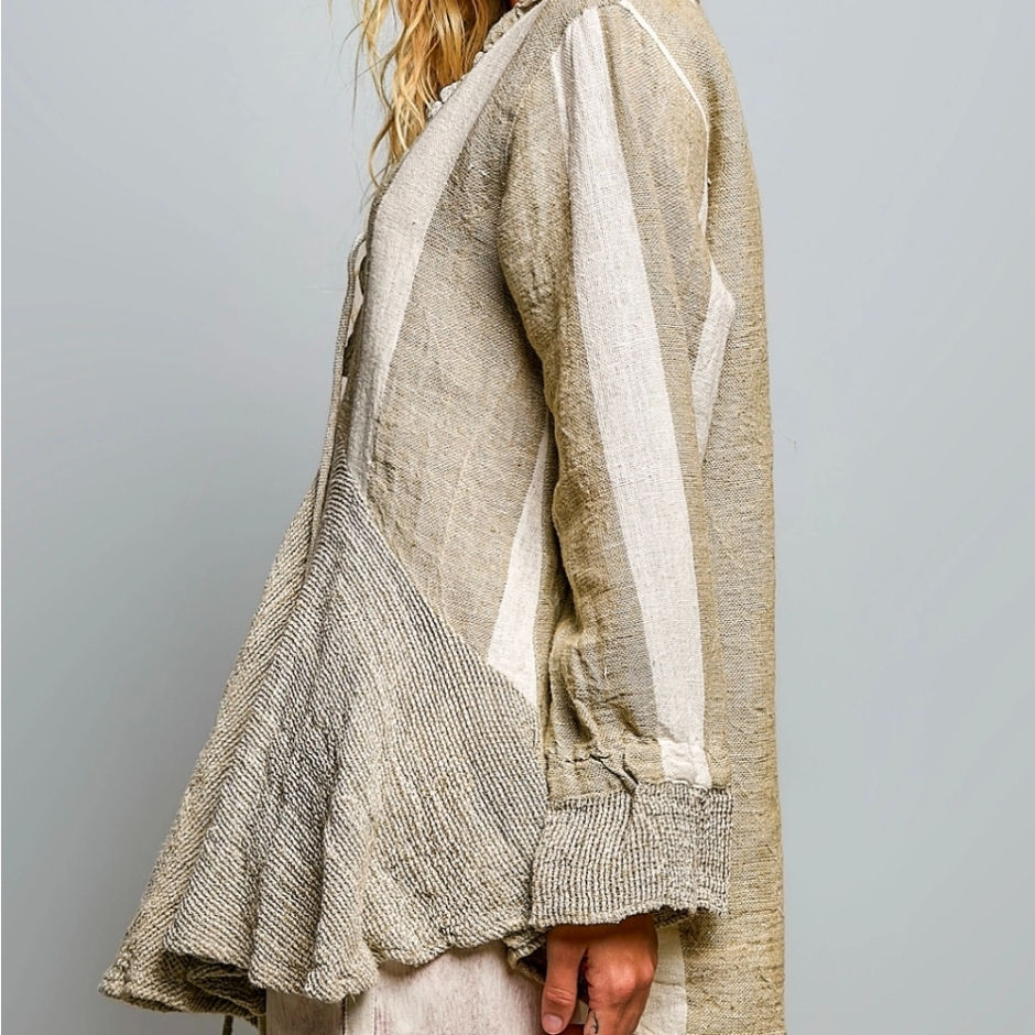 Thumbnail: POL Clothing  - Linen white tunic dress