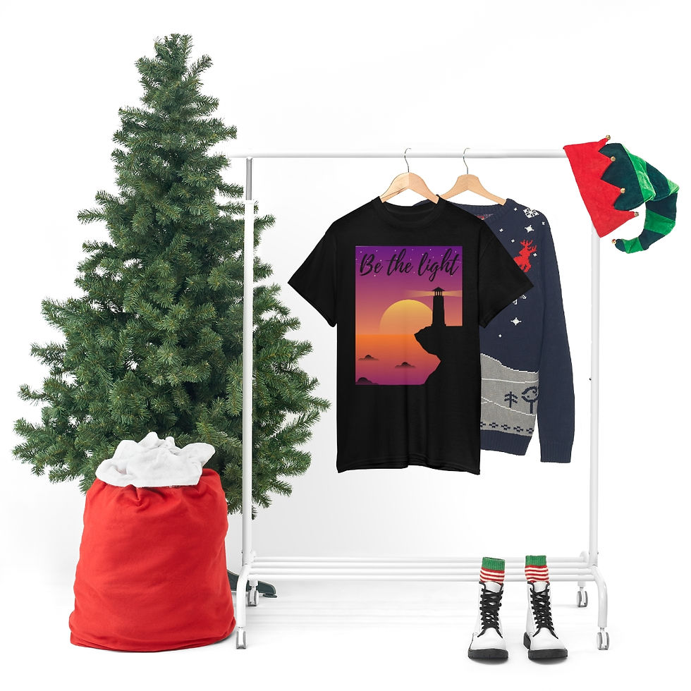 Thumbnail: Be the Light Unisex Heavy Cotton Tee