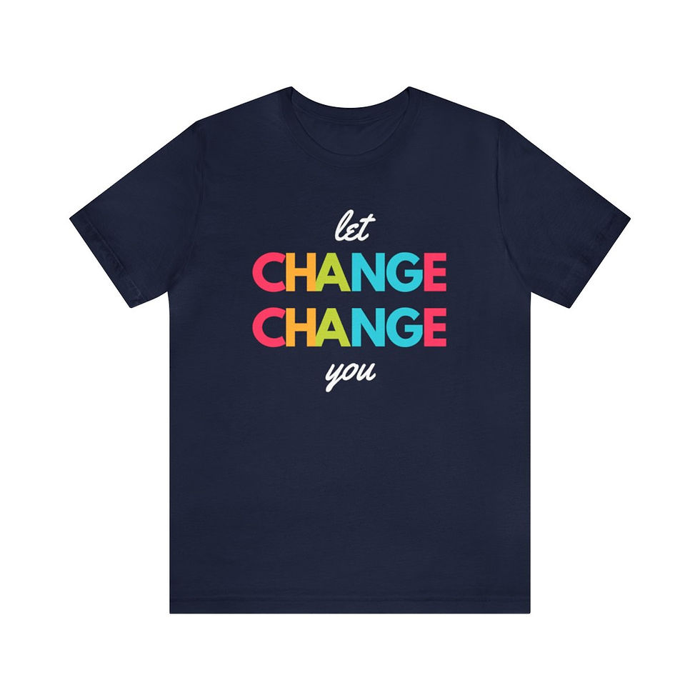 Thumbnail: Let Change Change You Unisex Jersey Short Sleeve Tee