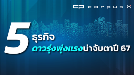 5 ธุรกิจดาวรุ่งพุ่งแรงน่าจับตาปี 67