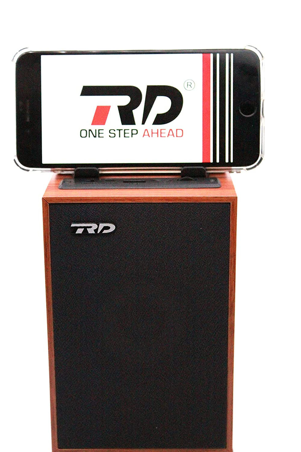 Thumbnail: RD Portable Wooden Bluetooth Speaker with Mic for Hands-Free Phone Call Functio