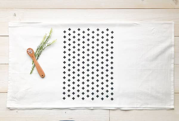 Thumbnail: Swiss Cross Tea Towel