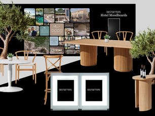 Hotel Moodboards: Το special concept περιπτέρου του Destsetters στο 100% Hotel Show