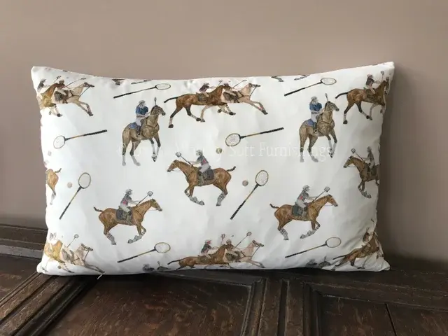 Polocrosse Cushions - Cream