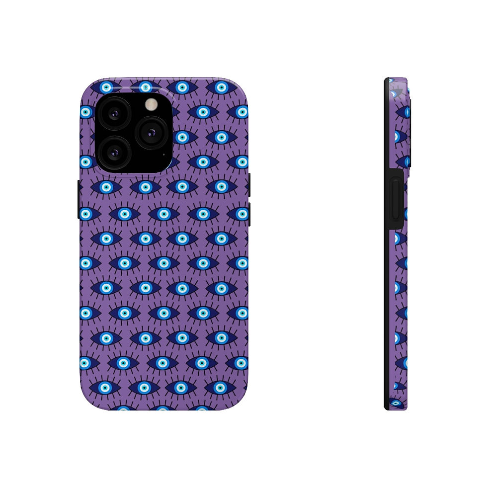 Thumbnail: Purple EYE SEE YOU Tough Phone Case, Case-Mate