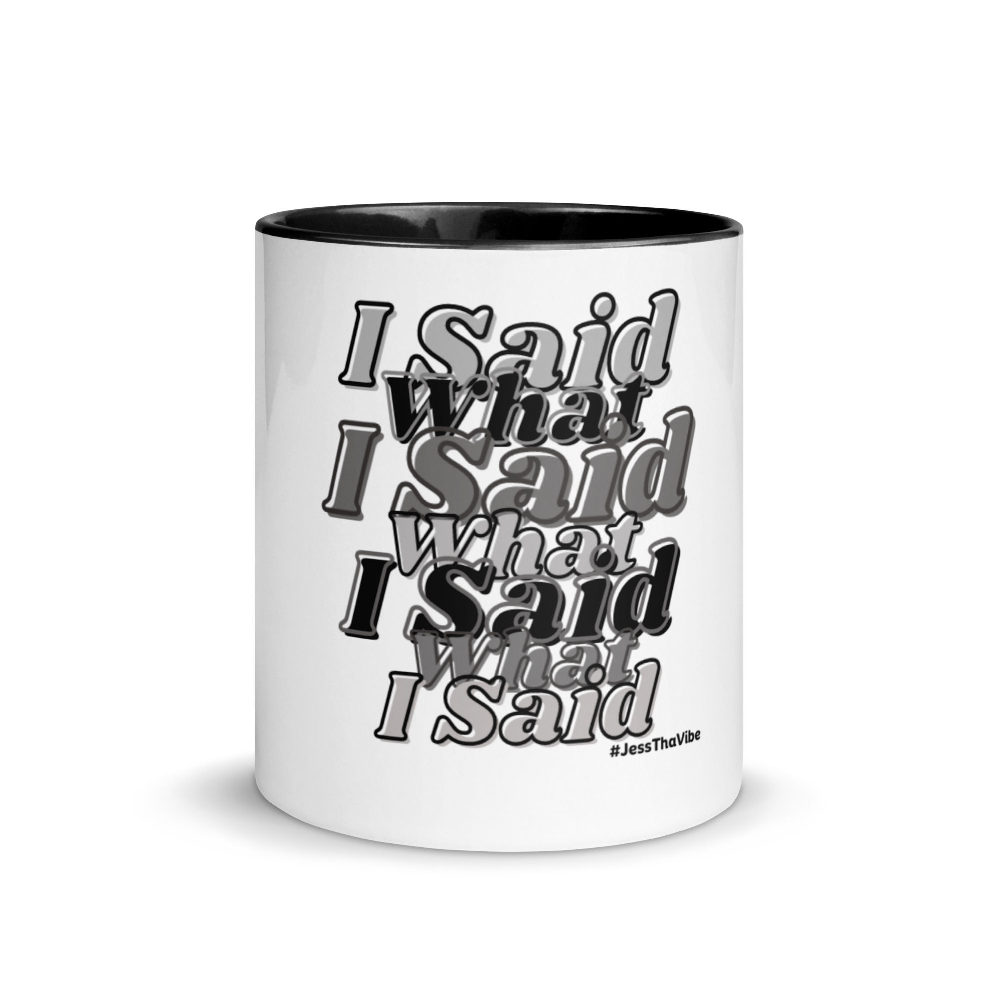 Classic "ISWIS" B&W Color Tea Mug