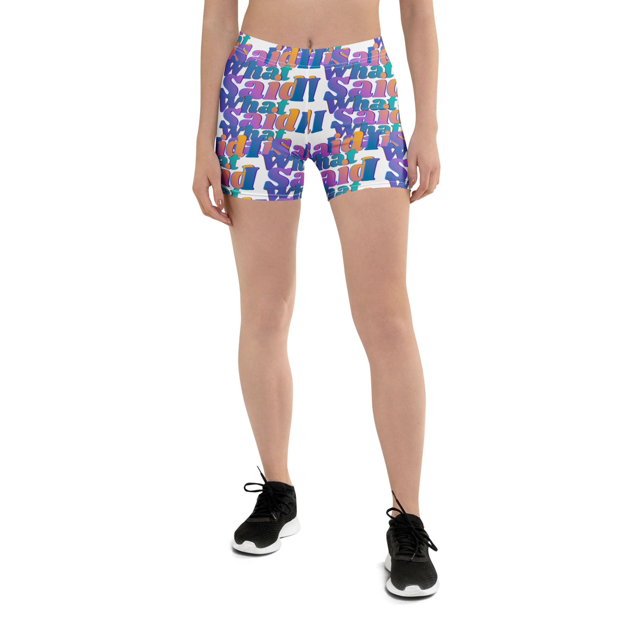 STAMPED SUNRISE "ISWIS" Biker Shorts