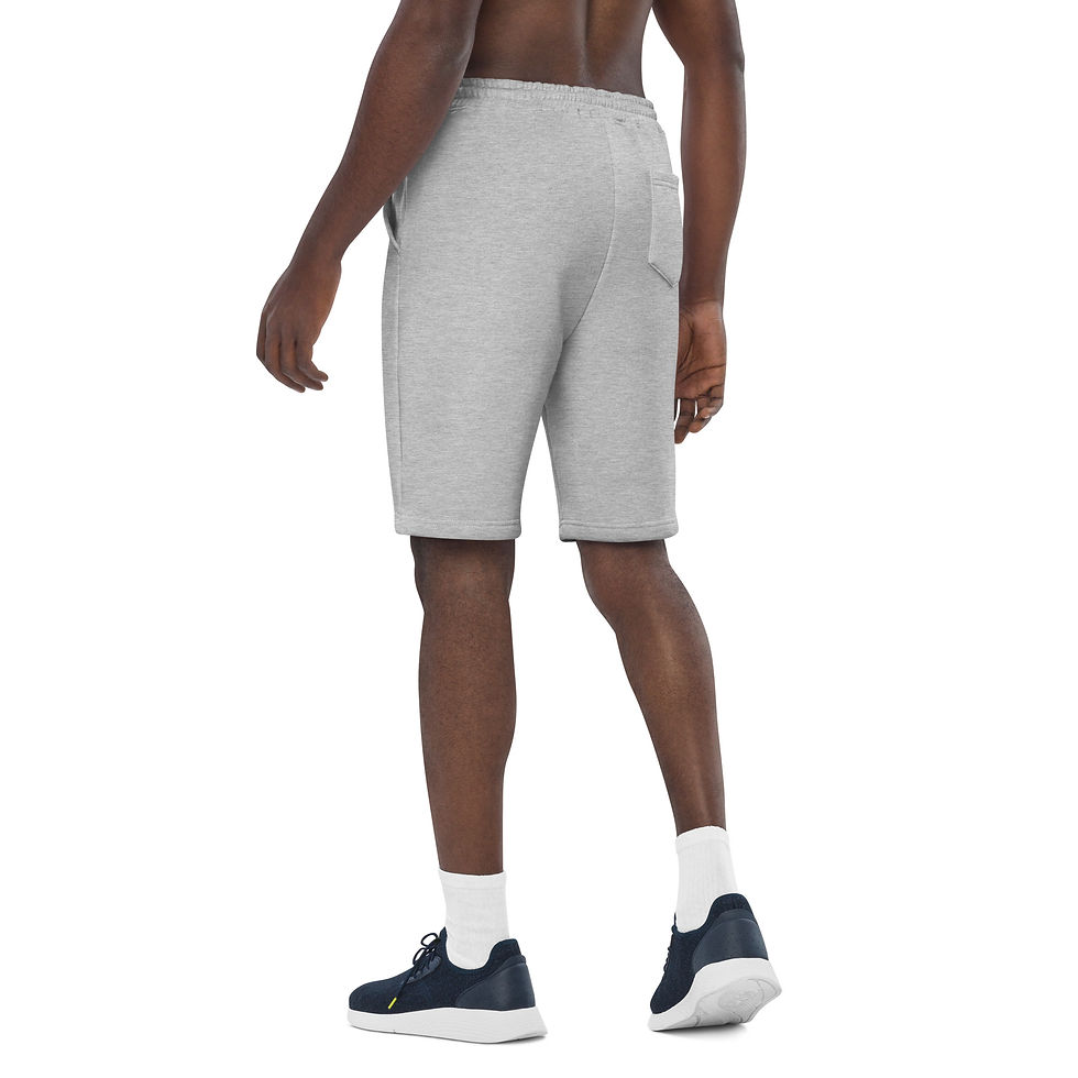 Thumbnail: Men's Classic GREYSCALE "ISWIS" Fleece Shorts