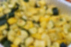 Roasted zucchini and yellow squash