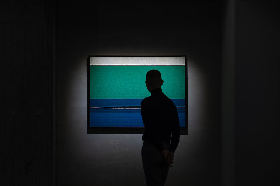 看似安靜的作品,卻如投入心湖之石,引發陣陣漣漪《The Bards of Time and Space 吟遊時空──霍剛 Ho Kan、權純益 Soonik Kwon》 © 金馬賓館當代美術館 ALIEN Art Centre