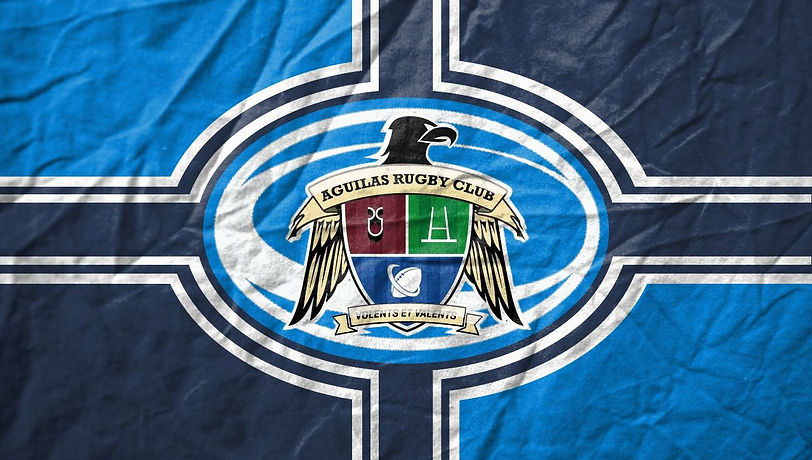 Bandera y escudo Águilas Rugby Club